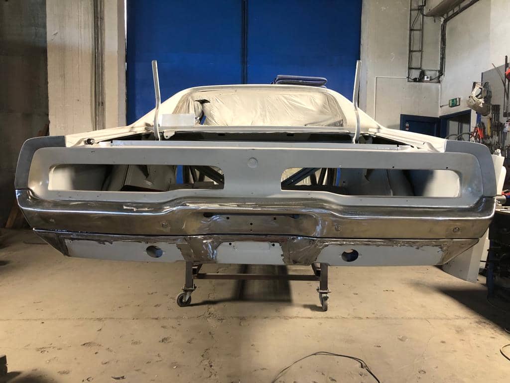 dodge charger 1970 muscle car restaurieren anpassung stoßstange hinten