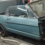 ford mustang v8 289 cabrio 1966 restauration turquoise 5