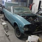 ford mustang v8 289 cabrio 1966 restauration turquoise 6