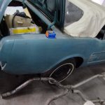 ford mustang v8 289 cabrio 1966 restauration turquoise 9