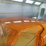 ford mustang mach1 1970 muscle car restauration orange 56