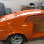 ford mustang mach1 1970 muscle car restauration orange 59