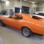ford mustang mach1 1970 muscle car restauration orange 63
