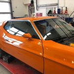 ford mustang mach1 1970 muscle car restauration orange 71