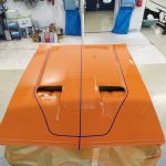ford mustang mach1 1970 muscle car restauration orange 73
