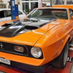 ford mustang mach1 1970 muscle car restauration orange 78
