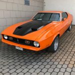 ford mustang mach1 1970 muscle car restauration orange 80