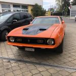 ford mustang mach1 1970 muscle car restauration orange 82