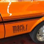 ford mustang mach1 1970 muscle car restauration orange 85