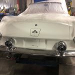ford thunderbird t bird 1955 roadster restaurierung weiss 75