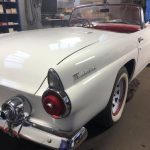 ford thunderbird t bird 1955 roadster restaurierung weiss 77