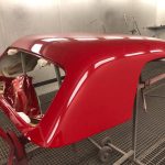 ford thunderbird t bird 1955 roadster restaurierung weiss 98