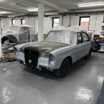 mercedes 280se w108 limousine restauration silbergrau 1968 (22)