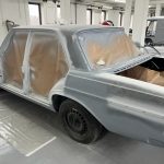 mercedes 280se w108 limousine restauration silbergrau 1968 (32)