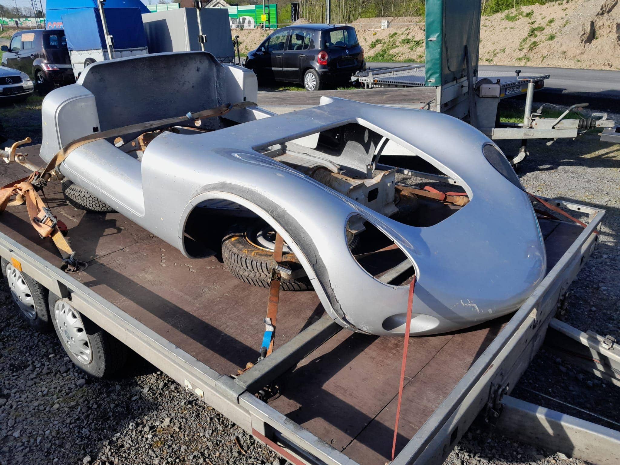 porsche 718 spyder replica 1963 restauration silbergrau 33