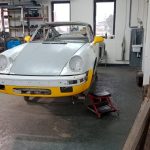 porsche 911 g turbo 1980 restauration gelb 16