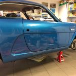 renault alpine a110 coupe 1974 reparatur blau 9