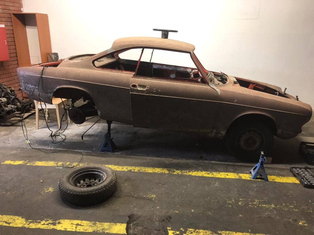 simca 1200s coupe bertone 1971 restauration 2