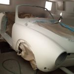 vw karmann ghia cabrio typ 14 1972 restauration weiss 2