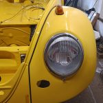 vw kaefer cabrio typ 1 1960 restauration gelb 113