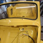 vw kaefer cabrio typ 1 1960 restauration gelb 114