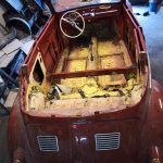 vw kaefer cabrio typ 1 1960 restauration gelb 4