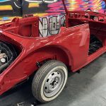 vw kaefer cabrio typ 1 1967 restaurierung rot 42