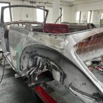 vw kaefer cabrio typ 1 1967 restaurierung rot 58