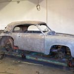wartburg 311 cabrio 1958 restauration rot weiss 84