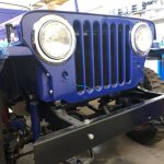willys jeep 1950 restauration blau 20