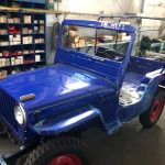 willys jeep 1950 restauration blau 21