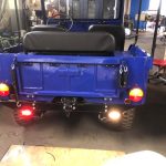 willys jeep 1950 restauration blau 27