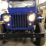 willys jeep 1950 restauration blau 28